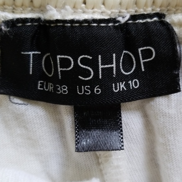 Topshop Crocheted Boho Gypsy Surfer Shorts - Picture 6 of 9